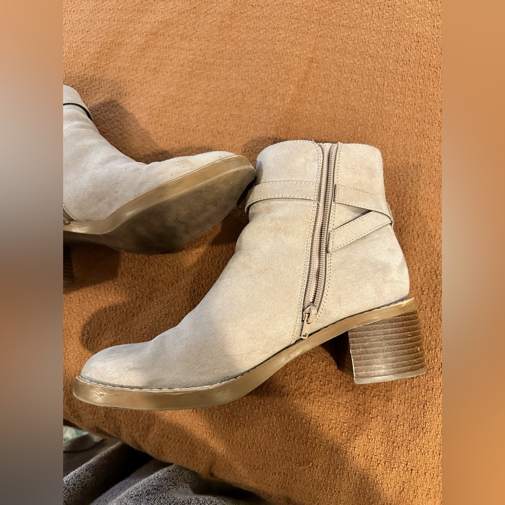 Brown booties